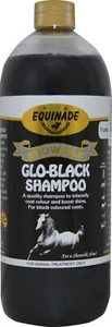 Equinade Showsilk Glo Black Glo-Black Horse Shampoo Brightens Shines 1Lt - Picture 1 of 1