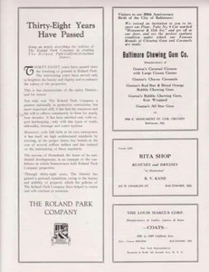 Original 1929 The Roland Park Co Print-Ad/ Baltimore Chewing Gum Co-Goetze's - Picture 1 of 1