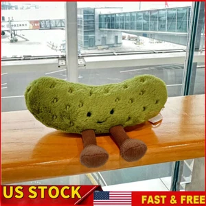 Jellycat Amusable Pickle Soft Plush Toy Fun Collectibles For Kids And Adults US - Picture 1 of 8