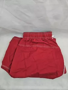 Speedo Swim Trunks 2XL Red Shorts Bathing Suit Lined Elastic Waist - Picture 1 of 5