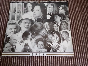 ITC - RARE PROOF BLACK & WHITE CALENDER 1988 - NO DATES - LOOK - Imagen 1 de 7
