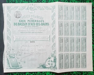 Dépt 73 - Aix les Bains - Belle Déco Secteur Eaux Minérales & Thermalisme - 1905 - Bild 1 von 1