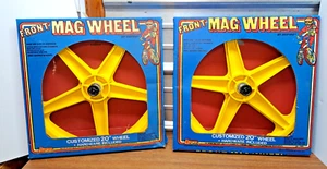 LOT (2) NOS BMX Mag "FRONT" Bicycle Wheels "DISPLAY ONLY" by Empire of Carolina - Picture 1 of 22