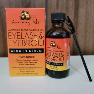 Sunny Isle Jamaican Black Castor Oil Eyelash & Eyebrow Growth Serum - Picture 1 of 3