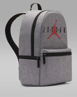 Nike Air Jordan Large Carbon Heather Backpack 9A0462 GEH NEW - Image 1 of 4