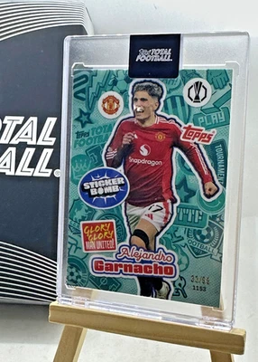 2024-25 Topps Total Football STICKER BOMB Alejandro Garnacho #1153 33/99 - Image 1 of 3