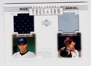 Rick Ankiel #TN-RA 2001 UD Then&Now Dual Worn Jersey Certified CEO Sign FreeShip - Bild 1 von 3