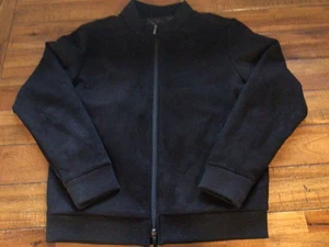 Robert Barakett Lachine Faux Suede Jacket M new price $295 black - Bild 1 von 4