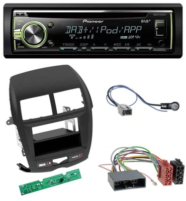 Pioneer DAB USB MP3 AUX CD Autoradio für Mitsubishi ASX (2010-2014) - Bild 1 von 4