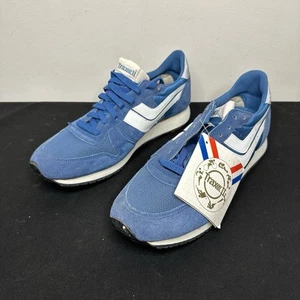 Vintage Trax II 2 70's Shoes Sneakers Blue Running Athletic Mens Track - NEW - Picture 1 of 8