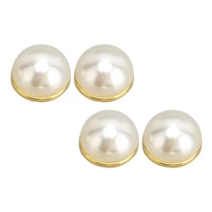 1 Pair Simulated Pearl Magnet Earrings Clip On Fashion Health Care Ear Ornament - Picture 1 of 12