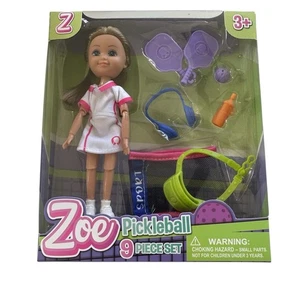 Zoe Puppe - Pickleball Spielset - blond - mit Zubehör - Bild 1 von 2