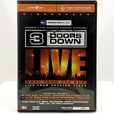 3 Doors Down: Live Away From The Sun (HDS DVD) Numbered Limited Edition Used F1 - Image 1 of 4