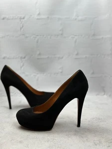 Zapatos clásicos de lujo Gucci para mujer negros muy raros talla 38 1/2 Italia - Imagen 1 de 24