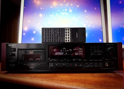 SONY DTC-55ES 🌈RaRe🌈 Vintage Stereo DAT Recorder Wood Side Panels - Image 1 of 4