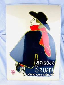 Toulouse Lautrec - 2000 MDM lithograph "Aristide Bruant dans son cabaret" 20x28 - Picture 1 of 9