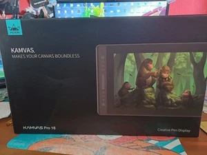 Huion Kamvas Pro 16 (GT-156) Grafiktablet mit Schutzfolie - Bild 1 von 6