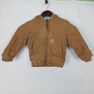 Brown Carhartt Active Jacket Unisex 3T - Picture 1 of 7