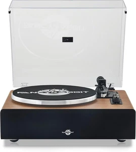 Altavoces integrados FancyRabbit Walnut Walnut Bluetooth 33/45 rpm - Nuevo en caja - Imagen 1 de 6