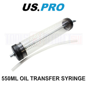 US PRO Tools 550ml Oil Transfer Syringe - Gearbox Steering Fluid Extractor Pump