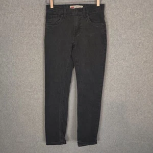 Levi's 511 Women Denim Jeans 12 Solid Black Slim Fit Skinny Leg - Bild 1 von 11