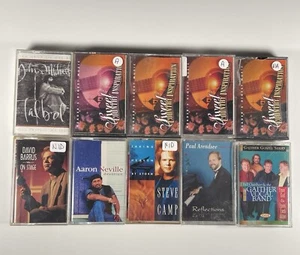 Cassette Tape Lot Of 10 Worship Devotional Jesus Hymns Christian Country Vintage - Picture 1 of 11