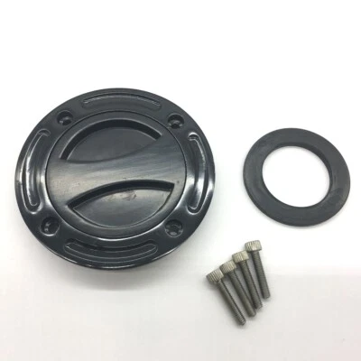 Tapa de gasolina negra sin llave del tanque de combustible para Suzuki Hayabusa GSX1300R 1999-2007 TL1000R Foto 1 de 4