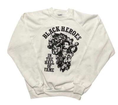 Sudadera De Colección Héroes Negros en el Salón de la Fama Talla L Teatro Londres Años 80 MLK Foto 1 de 4