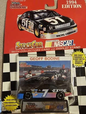 RACING CHAMPIONS-1994 EDITION-GEOFF BODINE #7-STOCK CAR DIECAST-NASCAR 1:64 - Image 1 of 2