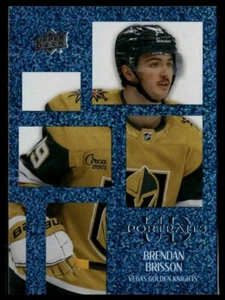Brendan Brisson 2024-25 Upper Deck Series 2 UD Portraits Speckle Golden Knights - Picture 1 of 2