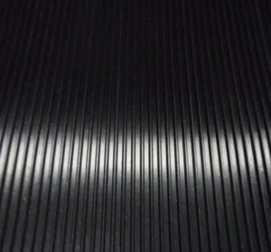 RIBBED RUBBER STRIP 75 MM WIDE X 3 MM THICK X 10 METRES FINE RIB TEXTURED BACK - Foto 1 di 4