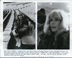 1988 Press Photo Loretta Swit Visits Olympic Stadium In Seoul And At The Dmz
