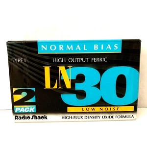 Cassette Tape Radio Shack Low Noise LN 120 Normal Bias High Output 2-Pc Sealed - Picture 1 of 4