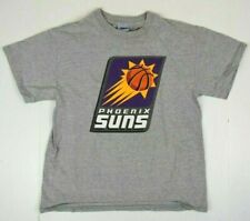 Phoenix Suns T-Shirt VTG Suns Comet Ball Heather Gray Shirt Sz S/M 00s Hardaway