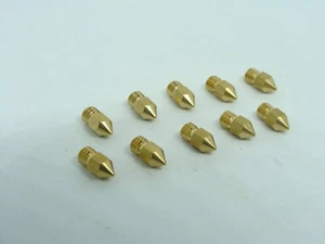 Paquete de 0,8 mm - 10 piezas boquilla de impresora 3D MK10 extrusora Hotend Hot End latón M7 - Imagen 1 de 12