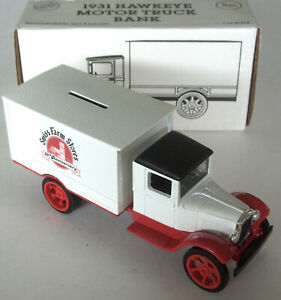 Ertl  1931 Swiss Farm Stores Hawkeye Motor Truck Bank 1/34 scale NEW 6.5" 