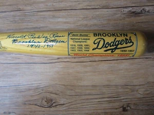 Pee Wee Reese Autograph Signed Cooperstown Baseball Bat Brooklyn Dodgers JSA - Picture 1 of 6