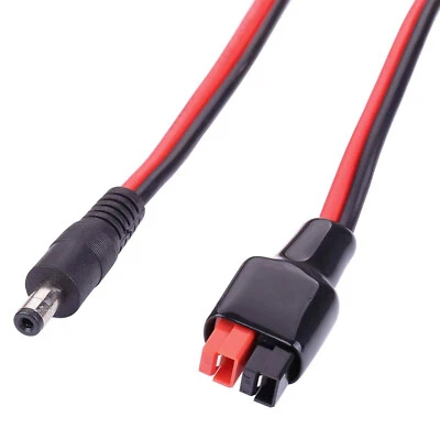 16AWG DC Power 5.5mm x 2.1mm Male Adapter Cable W/ DC 8mm for Portable Generator - Image 1 of 3