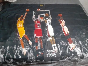 ARAZZO DA PARETE MICHAEL JORDAN, LEBRON JAMES, KOBE BRYANT, DWYANE WADE - Foto 1 di 2
