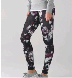Lululemon Wunder Under leggings (Hi-Rise) Kara Blossom Multi color Size 4 - Picture 1 of 13