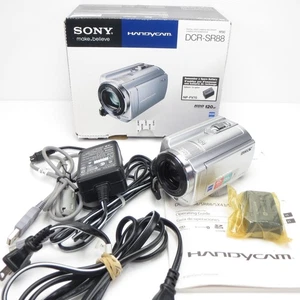 Sony Handycam DCR-SR88 120GB w/Charger, 2 Batteries, AV Cable, Manual & Box - Picture 1 of 14