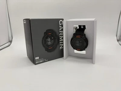 Garmin Instinct 3 - 45 mm Outdoor GPS Smartwatch, SOLAR, Black - Image 1 of 3