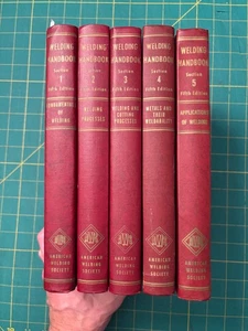 Welding Handbook Vols 1-5 / American Welding Society / 5th Ed. - Picture 1 of 8