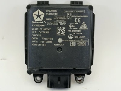 Blind Spot Radar Sensor For 16-2020 Jeep Grand Cherokee Dodge Durango 68265570AF - Image 1 of 4