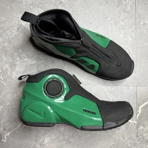 Nike Air Flightposite 2 Black/Clover Green CD7399 001 Sneakers Men's Size 9 - Picture 1 of 12