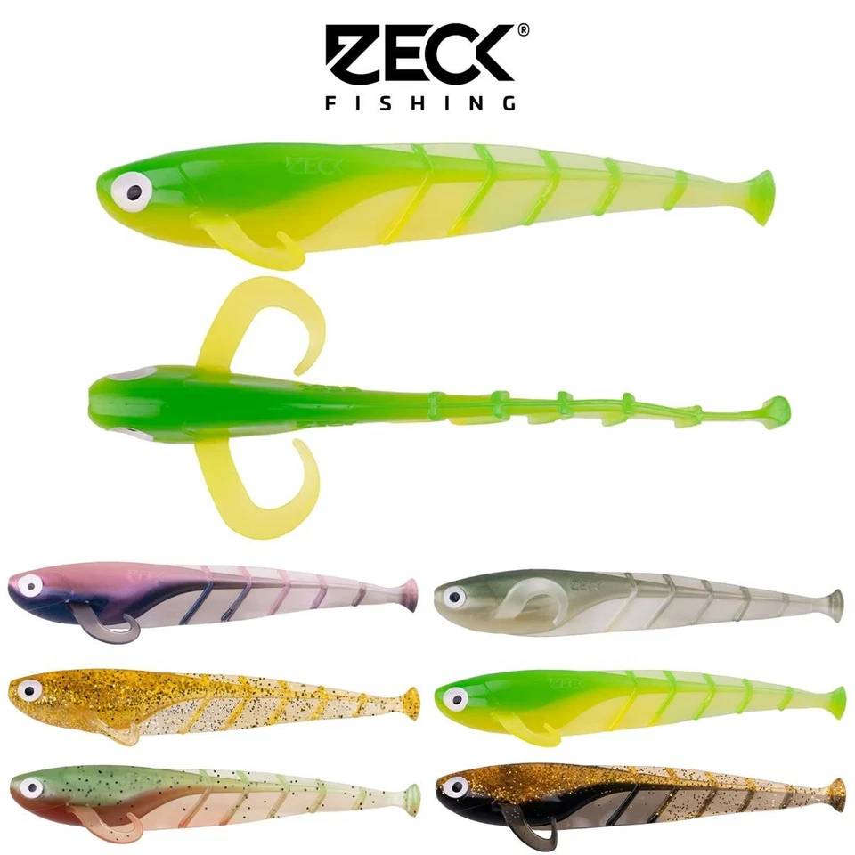 ZECK Quappie | 10cm - 3 Stk. - 4,4g | TOP Zander Gummi Köder v. Sebastian Hänel - Bild 1 von 1