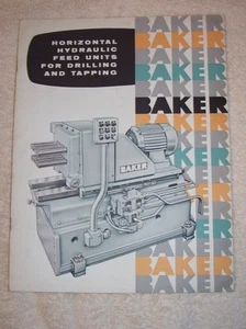 Vintage Baker Brothers Katalog ~ Futtereinheiten ~ Werkzeugmaschinen - Bild 1 von 1