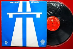 KRAFTWERK AUTOBAHN ULTRA RARE UNIQUE LABEL 1975 EXYUGO PRESSING LP - Picture 1 of 2