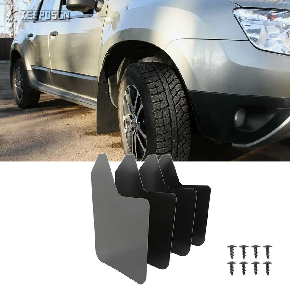 For Dacia Duster Renault Duster 4PCS Mud Flaps Splash Guards Mudguards Mudflaps - Image 1 of 4