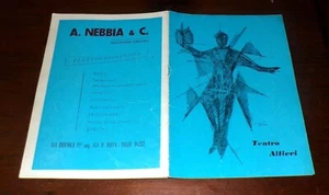 Programma Teatro Alfieri IO E LA MARGHERITA Walter Chiari - 1959 ALDO COLO' - Picture 1 of 3